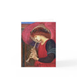 Christmas Angel Note Cards - Burne-Jones Red