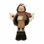 christmas angel penguin photo sculptures