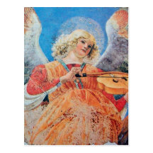 CHRISTMAS ANGEL POSTCARD