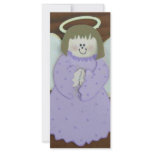 Christmas Angel Rack Card Template