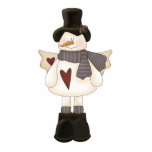 christmas angel snowman photo sculptures