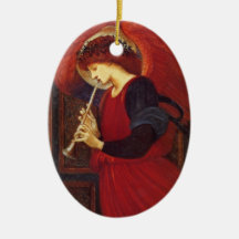 Christmas Angel With Trumpet Christmas Ornament