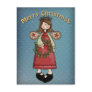 Christmas Angel with wreath Post Cards