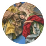 christmas angels stickers