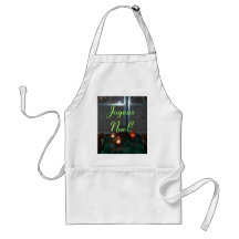 Christmas apron, French Christmas greeting