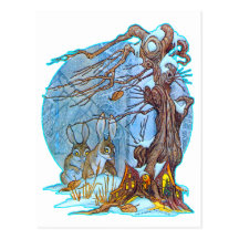 Christmas at Elf Hall Postcard