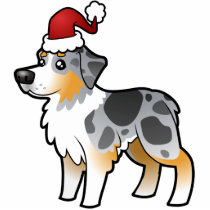 Christmas Australian Shepherd Ornament