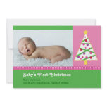Christmas Baby Photo Card Personalised Invitations