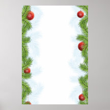 Christmas Background Print