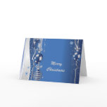 Christmas Balls And Ribbons Greeting Card