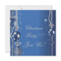 Christmas Balls And Ribbons Party  Invitation