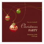 Christmas Balls Party invitation