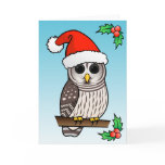 Christmas Barred Owl Santa cards