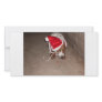 CHRISTMAS BASSET CUSTOM PHOTO CARD