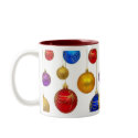 Christmas bauble mugs
