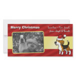 Christmas Beagle photo cards
