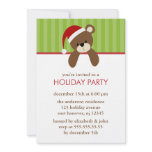 Christmas Bear Invitations