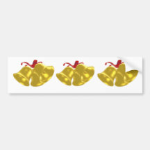 Christmas Bells Bumper Stickers
