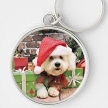 Christmas - Bichon Frise - Daisy Keychains