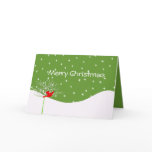 Christmas Bird - With Your Photo Inside cards