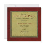 Christmas birds Party invite