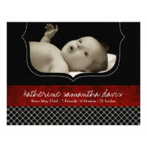 Christmas Birth Announcement Photo Card invitations