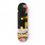 Christmas Biscuits On The Table With A Christmas T skateboards