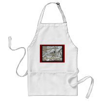 Christmas Black Capped Chickadee in Snow Apron