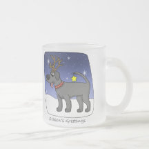 Christmas Black Lab Coffee Mug