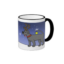 Christmas Black Lab Mug