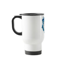 Christmas - Blue Snowflake - American Eskimo Coffee Mugs