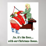 Christmas Bonus posters