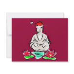 Christmas Buddha drawing invitations
