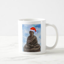 Christmas Buddha! Mugs