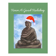 Christmas Buddha! Personalised Invitations