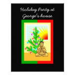 Christmas Buddha w/Tree! Custom Invite
