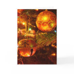 Christmas Bulbs Greeting Card