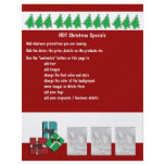 Christmas business promotional marketing leaflets flyers