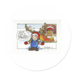 Christmas "But Sir" Cartoon No. 2 stickers
