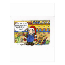 Christmas "But Sir" Cartoon No. 6 Post Cards