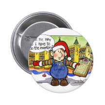 Christmas "But Sir" Cartoon No. 9 Pins