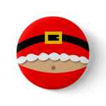 Christmas button - Santa Suit