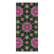 Christmas Cactus Bookmark Rack Card Design