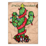 Christmas Cactus Greeting Card