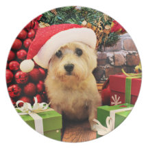 Christmas - Cairn Terrier - Roxy Plates