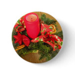 Christmas candle buttons