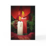 Christmas candle greeting cards