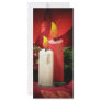 Christmas candle rack card design