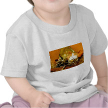Christmas candle t shirt
