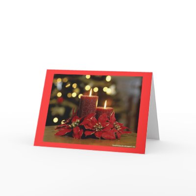 Christmas Candles Christmas Card